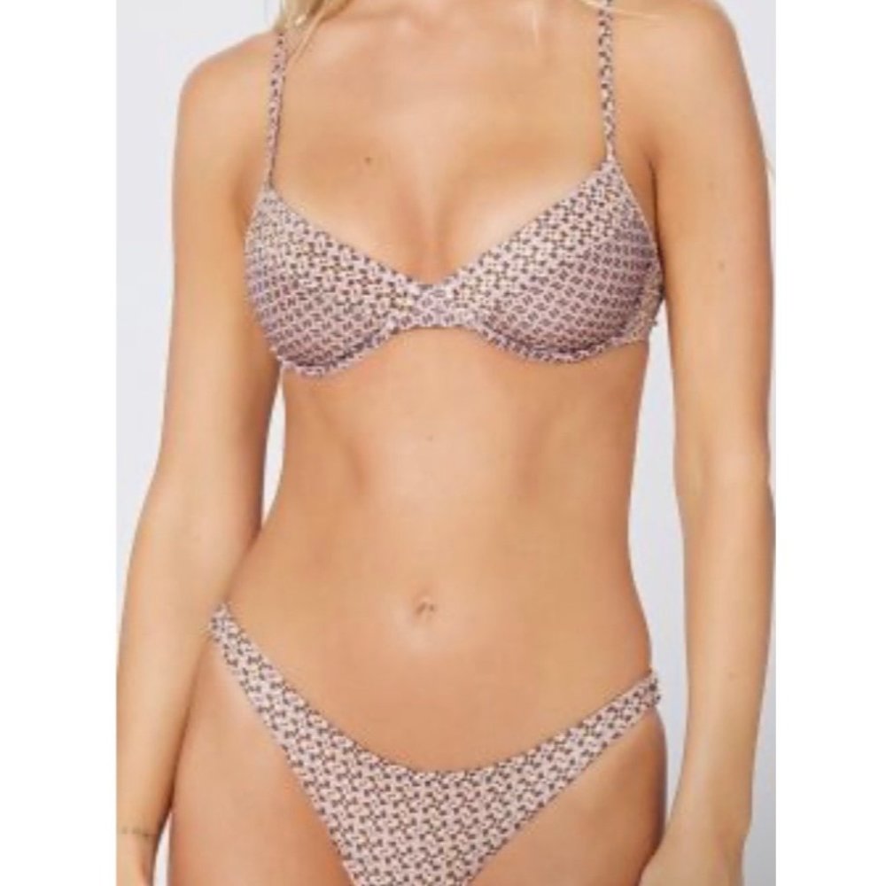 L*Space Shimmer Kaleidoscope Eyes Missy Bikini Top NWT Small - Picture 6 of 6